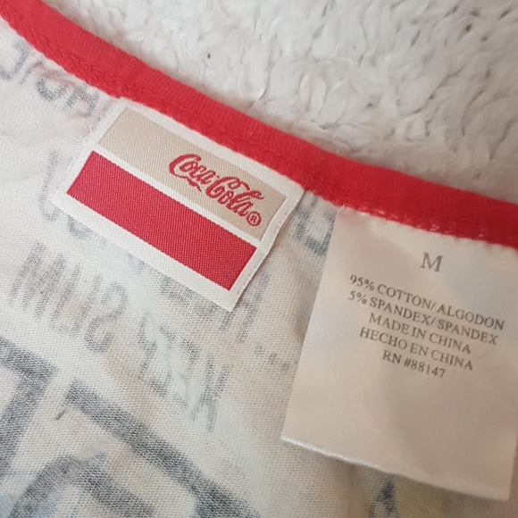 Coca cola tank top ,size medium - Picture 2 of 2